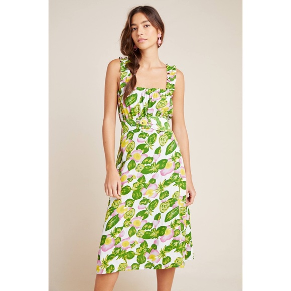 Faithfull the Brand Mae Belted Midi Dress - Picture 7 of 7